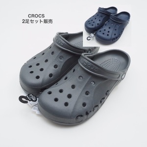 MN-0625-003.5 新品 『2足セット販売』 クロックス CROCS ストラップ サンダル ネイビー グレー M9 W11