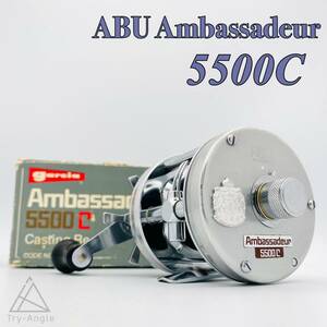 極希少◆79年 ABU アンバサダー 5500C 美品◆オールド アブガルシア 整備済/ヴィンテージ/ベイト/右/バス/雷魚/ナマズ/トップ/レア/B