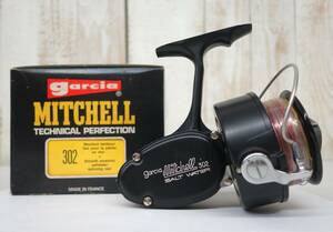 レトロフィッシング　オールドリール　当時物＊Garcia Mitchell　ガルシア　ミッチェル＊ソルトウォーター 　スピニングリール＊MODEL 302 