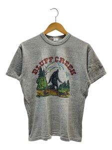 FREEWHEELERS◆Tシャツ/L/コットン/GRY/2325019/Bigfoot/フリーホイーラーズ