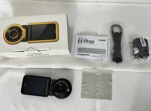 (H)デジカメ　カメラ　CASIO カシオ　EX-FR100 希少品　箱付き　動作確認済み　ほぼ未使用