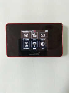 美品　504HW simロック解除済み 電池新品同様　Pocket WiFi