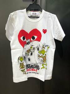 COMME des GARCONS PLAY×GRINCH　Tシャツ　白　Mサイズ　OT-T011