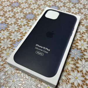 Apple iPhone 15 Plus シリコンケース ブラック USED Silicone Case MagSafe