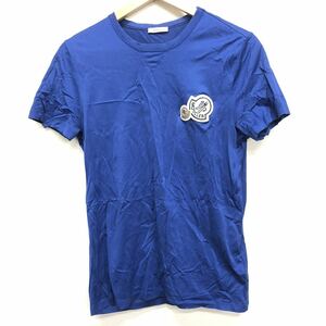 【MONCLER】モンクレール★半袖Tシャツ MAGLIA T-SHIRT ワッペン サイズS E20918032500 ブルー 05