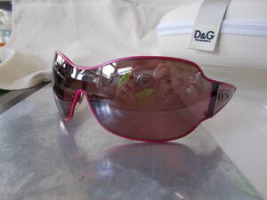 D&G 超かっこいい　サイバーパンクデザイン 一眼レンズ サングラス DD6006B-013/5 お洒落　ピンク