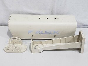 [中古] ALSOK 屋外ハウジング BC-H001-S 防犯カメラ保護 壁面ブラケット付き (5)