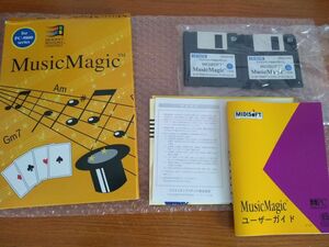 送料無料 PC-98 ミュージックマジック MusicMagic サウンドブラスター IO-DATA MIDIソフト 作曲 音楽 ソフト