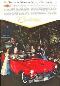 ◆1957年の自動車広告　キャデラック1　CADILLAC　GM