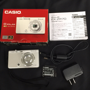 1円 CASIO EXILIM EX-ZR70 4.5-45.0mm 1:3.5-6.5 コンパクトデジタルカメラ C061436