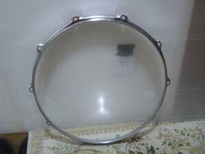 【美品】Pearl FAT TONE HOOP パール ファット トーン フープ 14インチ スネアサイド ドラム FH-1410S ボトム