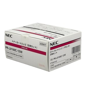 NEC PR-L9100C-12W マゼンタ 2本入り トナーカートリッジ 純正 適合機種 Color MultiWriter 9100C 印字枚数 4500 枚×2