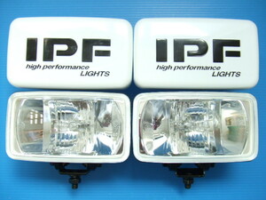 新品 IPF868 角型 ドライビングランプ H3バルブ 旧車 フォグランプ 角形 昭和 補助灯 オフロード トラック クロカン 4WD 当時物 元箱付き 3