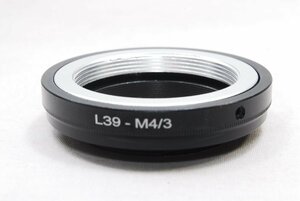 ★新品未使用品★L39 スクリューマウントレンズ ⇒M4/3 Panasonic パナソニック OLYMPUS オリンパス マウントアダプター L39-M4/3 Panasoni