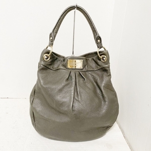 マークバイマークジェイコブス MARC BY MARC JACOBS ハンドバッグ - レザー グレー バッグ