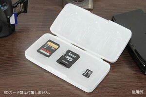 ∬送料無料∬マイクロSDカードケース6枚収納∬□SDカード収納ケース マイクロSDプラケース ホワイト新品