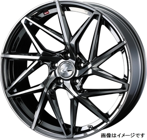 【個人宅発送可能】Weds ウェッズ 17×6.5J +52 5穴 PCD114.3 BMCMC ホイール 1本 LEONIS IT レオニス レオニス・アイティー (40591)