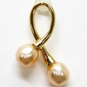 良品!!＊TASAKI(田崎真珠)K18本真珠ペンダントトップ＊m 1.1g パール pearl jewelry pendant DF5/DF5