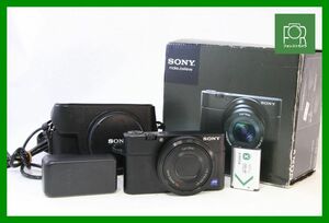 【動作保証・点検済】到着後即使える良品■SONY DSC-RX100■バッテリー・チャージャー・8GB SDカード・純正ソフトケース・箱付き■■■C31