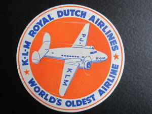 KLMオランダ航空■ロッキード L-18 ロードスター■1930