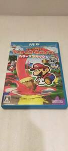 Nintendo Wii U ソフト ペーパーマリオ カラースプラッシュ 箱有 中古品 任天堂 ゲーム 63383
