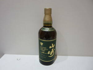 #37005　SUNTORY PURE MALT WHISKY　サントリー ピュアモルト ウイスキー山崎10年　グリーンラベル　750ml