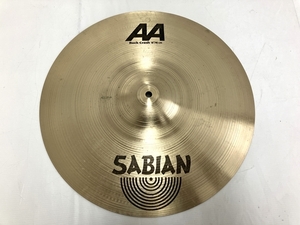 セイビアン SABIAN AA Rock Crash 18/46cm シンバル 打楽器 ドラム 割れあり ジャンク T8773158