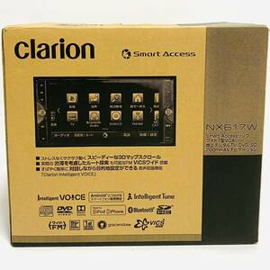 送料無料/美品 クラリオン 200mm ワイド7型VGA地上デジタルTV/DVD/SD AVナビゲーション NX617W