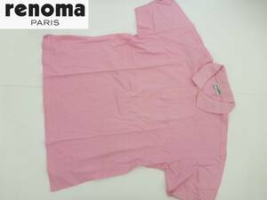 renoma　レノマ ★ イタリア製　ピンク　ポロシャツ　LL相当　大きめ