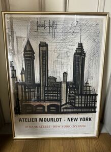 ベルナール・ビュッフェ Bernard Buffet「ニューヨーク」リトグラフポスター 53.5cm 72.5cm