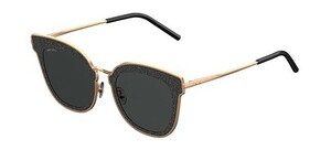 ジミーチュウ / JIMMY CHOO NILE/S 0RHL 2K Ladies Sunglasses グリッターブラック/グレー レディース サングラス イタリア製