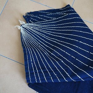 藍染 時代木綿の布 襤褸ボロ6 指子風呂敷