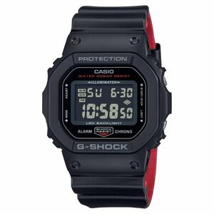 新品未使用 送料込 CASIO G-SHOCK DW-5600UHR-1JF 腕時計 カシオ ジーショック ブラック&レッド 国内正規品 タグ付