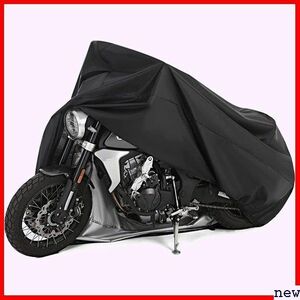 Hanmir ブラック XXL 収納バッグ付き 防雪 防雨 防埃 風 原付カバー 210D 厚手 バイクカバー 73