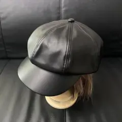 【unknown】FAKE LEATHER CASKET CAP