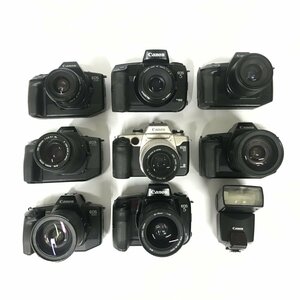 Canon EOS 5 / 50mm f1.8 Ⅱ , Sigma zoom 28-70mm f2.8 一眼レフ 9点セット まとめ ●ジャンク品 [8907TMC]