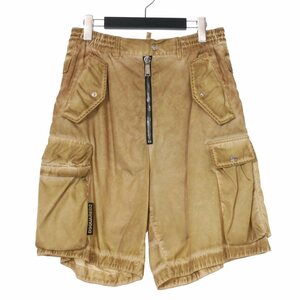 ディースクエアード DSQUARED2 22SS ユーズド加工 ハーフパンツ ショートパンツ 42 ブラウン 茶 S71MU0643 国内正規 メンズ