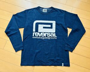 ■リバーサル reversal ビッグロゴ ロングTシャツ S 長袖 ロンT rvddw MMA プロレス 那須川天心 総合格闘技 柔術 WWE UFC イサミ 小寸