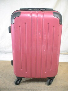 5082　A・L・I　ピンク×黒　機内持ち込みOK　TSAロック付　鍵付　スーツケース　キャリケース　旅行用　ビジネストラベルバック