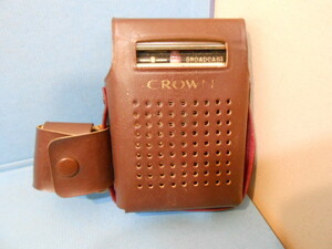 ● ６トランジスタラジオ / CROWN / クラウン / TR-680 / 日本製 / 完動品 / 携帯ラジオ ●・・・N22