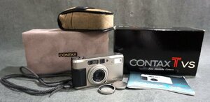 １円～【フィルムカメラ】コンタックス CONTAX TSV Carl Zeiss Vario Sonnar 3.5-6.5/28-56 T※ ケース 元箱 その他付