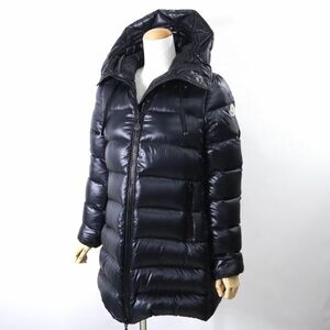 3-YL026【美品】モンクレール MONCLER 国内正規品 SUYEN ダウンジャケット ブラック 0 レディース