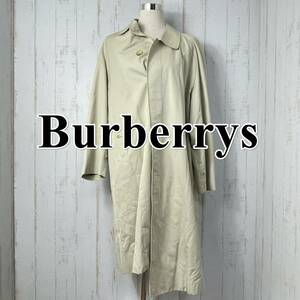 【良品】Burberrys バーバリーズ ステンカラーコート ベージュ