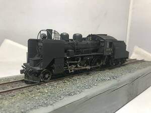 C56 129号機 飯山駅構内保存機 プラ製 KATOベース 当工房リファイン完成品 ウェザリング加工済み １/80 16.5mm