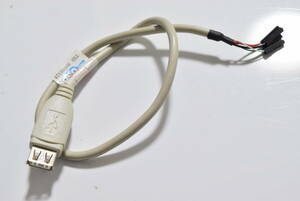 USB2.0 マザーボード 9ピンヘッダー用 内部変換ケーブル タイプAメス