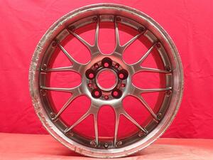 単品 中古ホイール 1本 鍛造 軽量 BBS RS-GT RS951H 8J 19インチ PCD114.3 5穴 +45 ハブ82 ja19