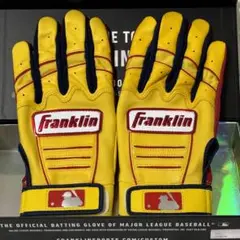 Franklin Custom CFX Pro黄色× ネイビー Mサイズ バッテ