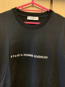 正規 未使用 20SS Givenchy ジバンシィ studio HOMME GIVENCHY ロゴ Tシャツ L BM70Z73002