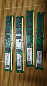 2G KIT DDR2 800 DIMM　4個　メモリ　動作未確認　まとめ売りです　ジャンク品扱いです