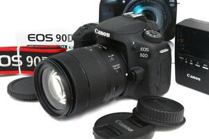 美品｜キヤノン EOS 90D EF-S18-135 IS USM レンズキット γA7313-2S2